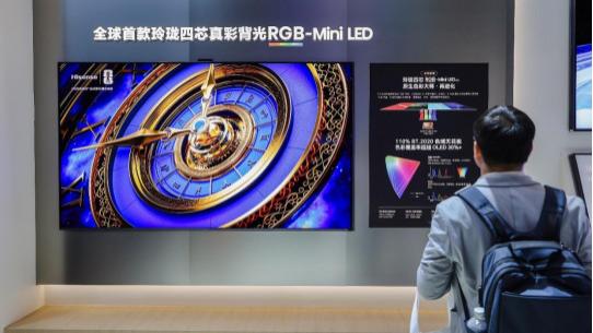 2026年Q1 RGB-Mini LED电视月销增2倍，海信近8成份额绝对领跑