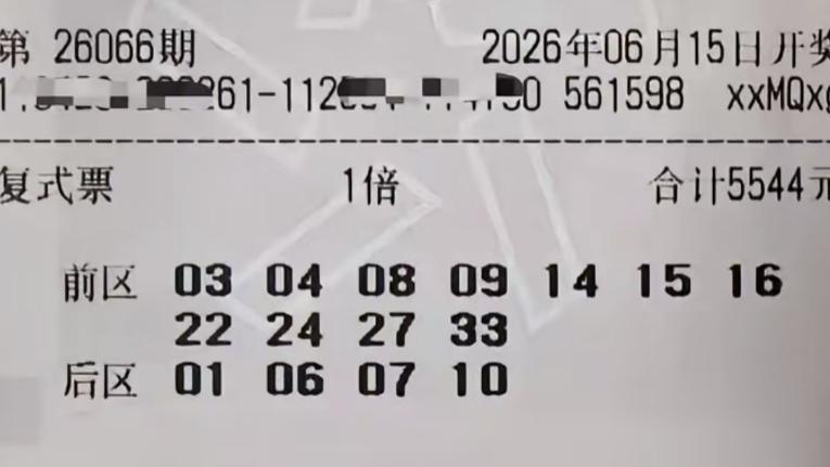 1584复式兄弟分布多路进攻，5544复式携军团亮相，大乐透26066期赏析