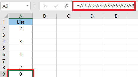 公式计算的时候，到底会把 Excel 中的空单元格视为什么？