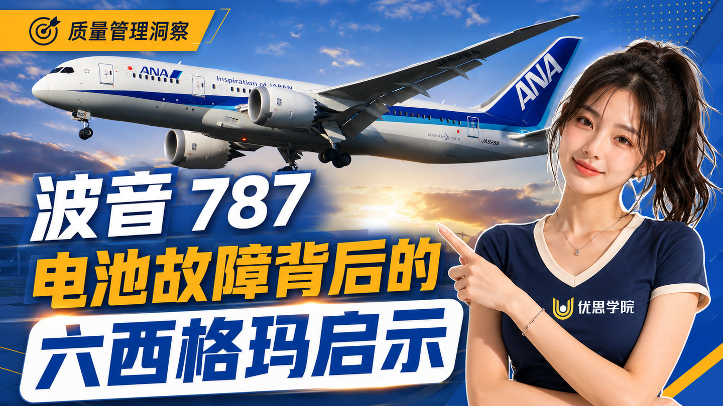 优思学院｜波音 787 电池故障背后的六西格玛启示