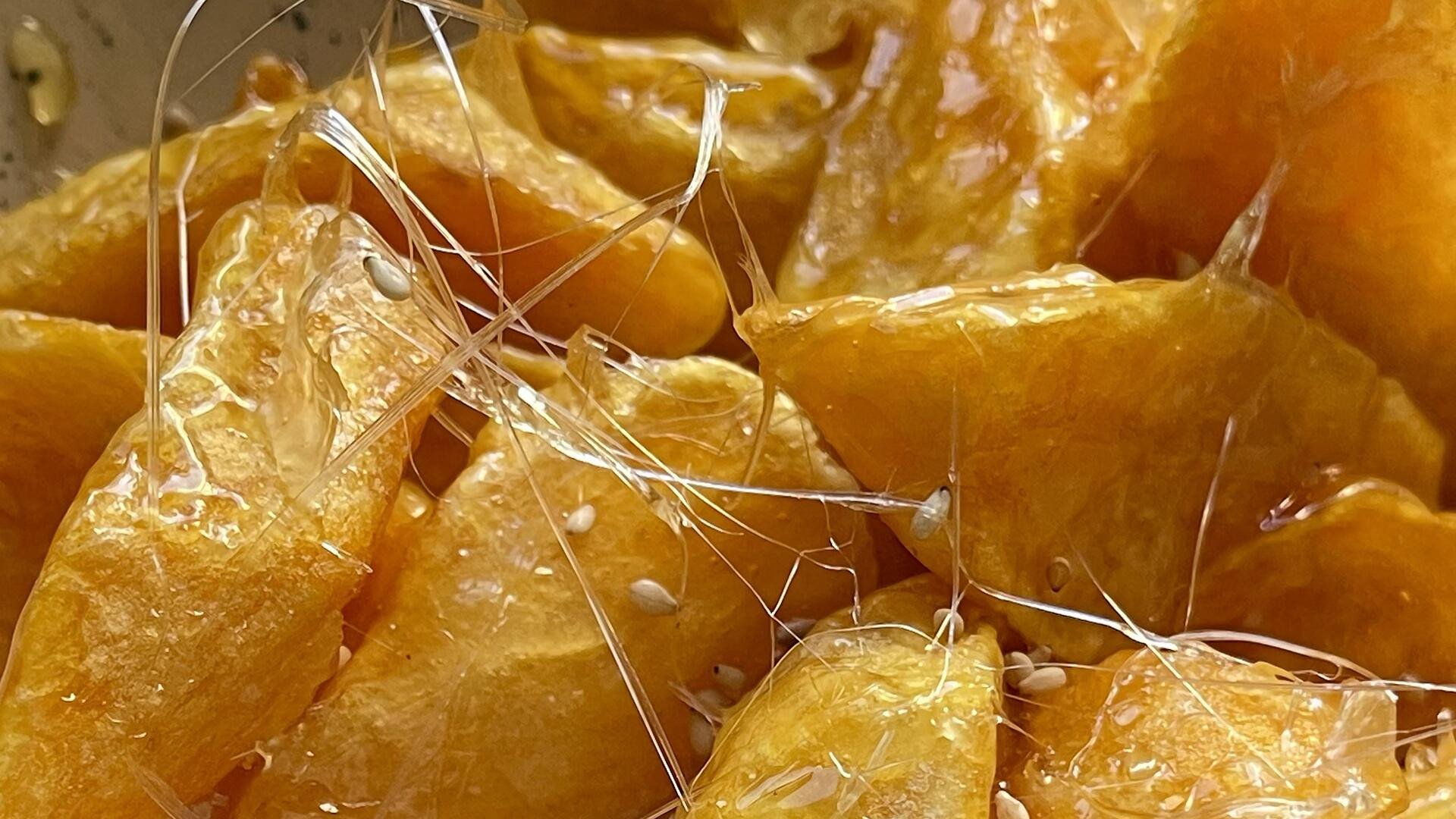 过年露一手！不粘盘子不粘牙的拔丝地瓜🍠！