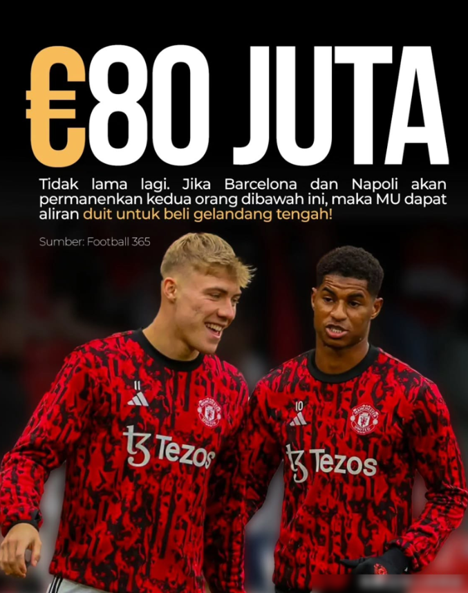 曼联再过三四个月，能靠两笔转会捞8000万欧。
 
那不勒斯铁定买断霍伊伦，不管