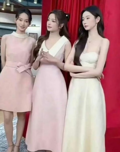 活动现场，张艺凡脱鞋与徐若晗、夏梦合照。有网友质疑主办方或同场艺人因身高差异施压