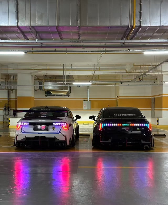 彩虹颜色尾灯
网上刷图的时候看到有人把尾灯改成七彩颜色的，这样上路会被蜀黍留下喝