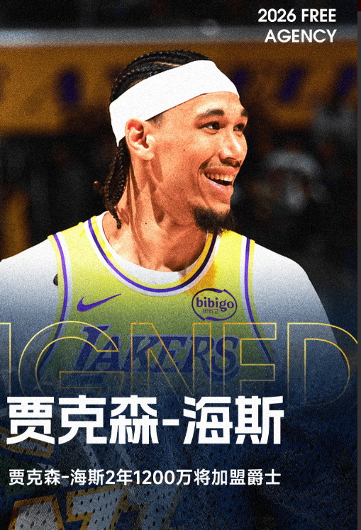  据ESPN记者Tim MacMahon报道，消息人士透露，犹他爵士队将签下前洛