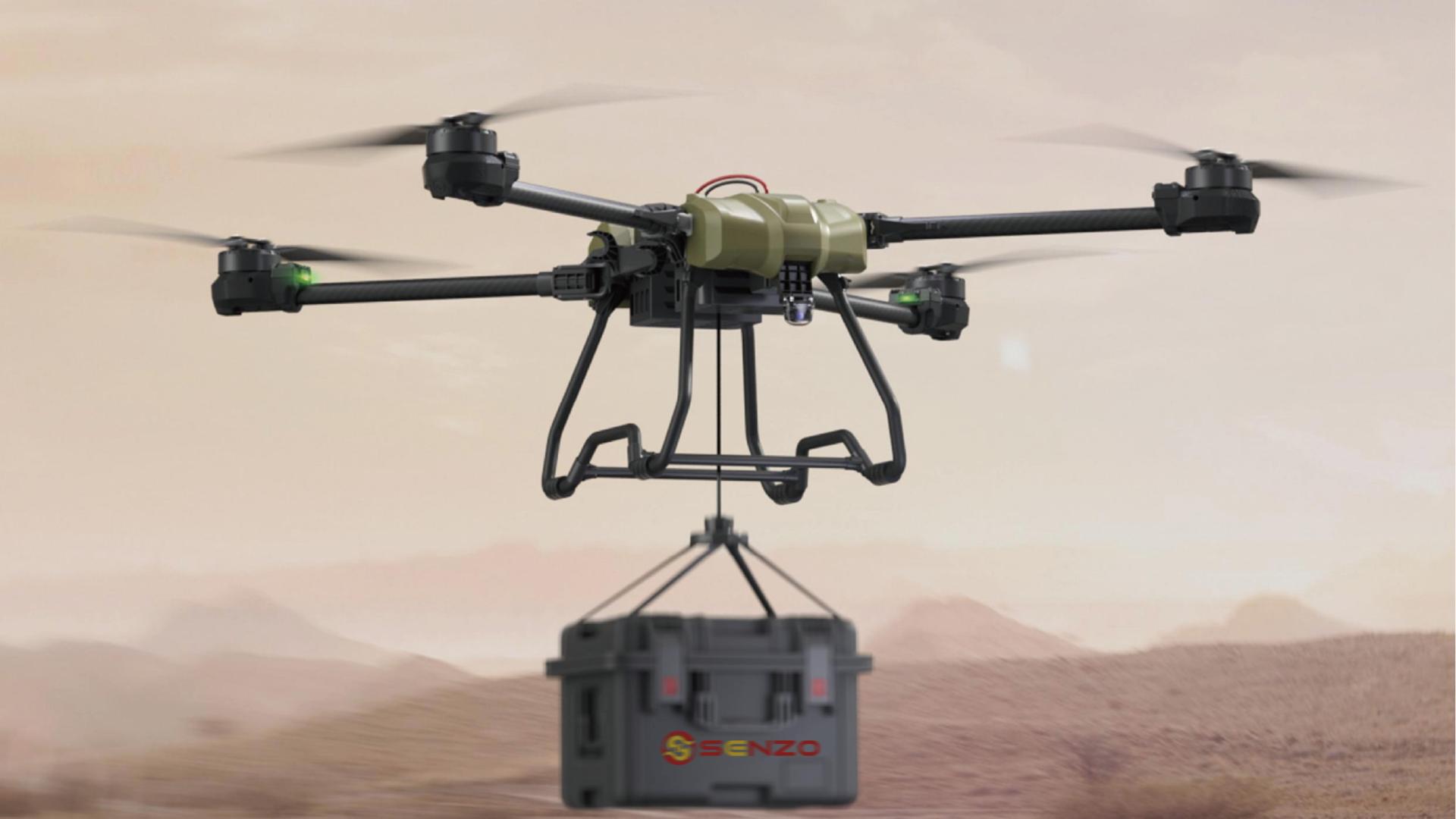 神州吊运系列无人机：全场景应用，降本增效省人工，平原高山跨海全能运输