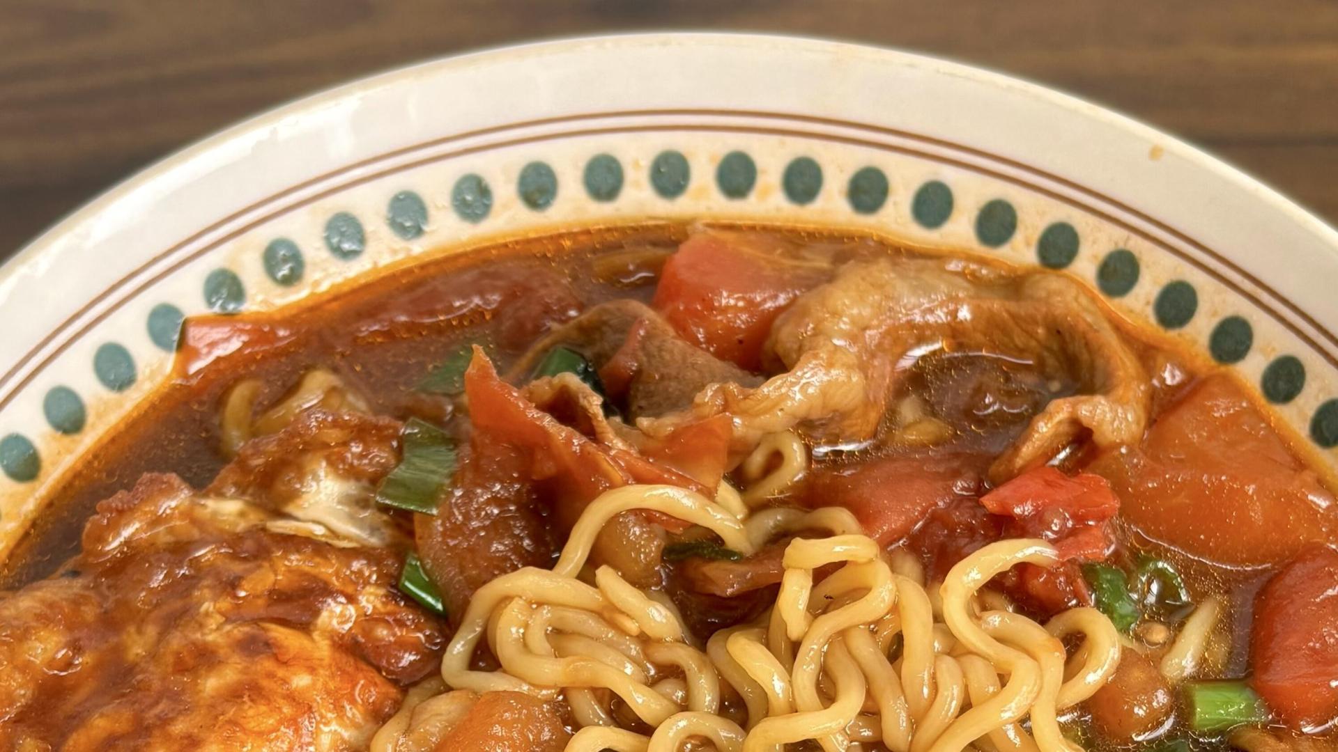 十分钟速学番茄肥牛泡面！酸甜鲜香，一口爱上，开启泡面新“食”代！