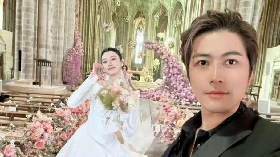 奚梦瑶婚礼把陈学冬“召唤”出来了！久违露面只为送挚友出嫁