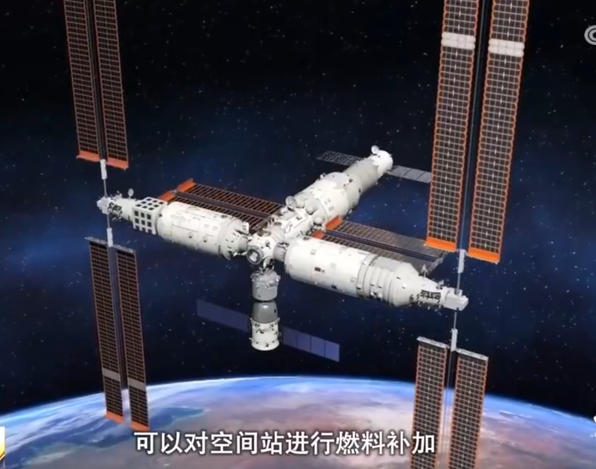 中国航天递出“宇宙级”效率新答卷

中国航天又双叒叕“上新”了！天舟货运飞船化身