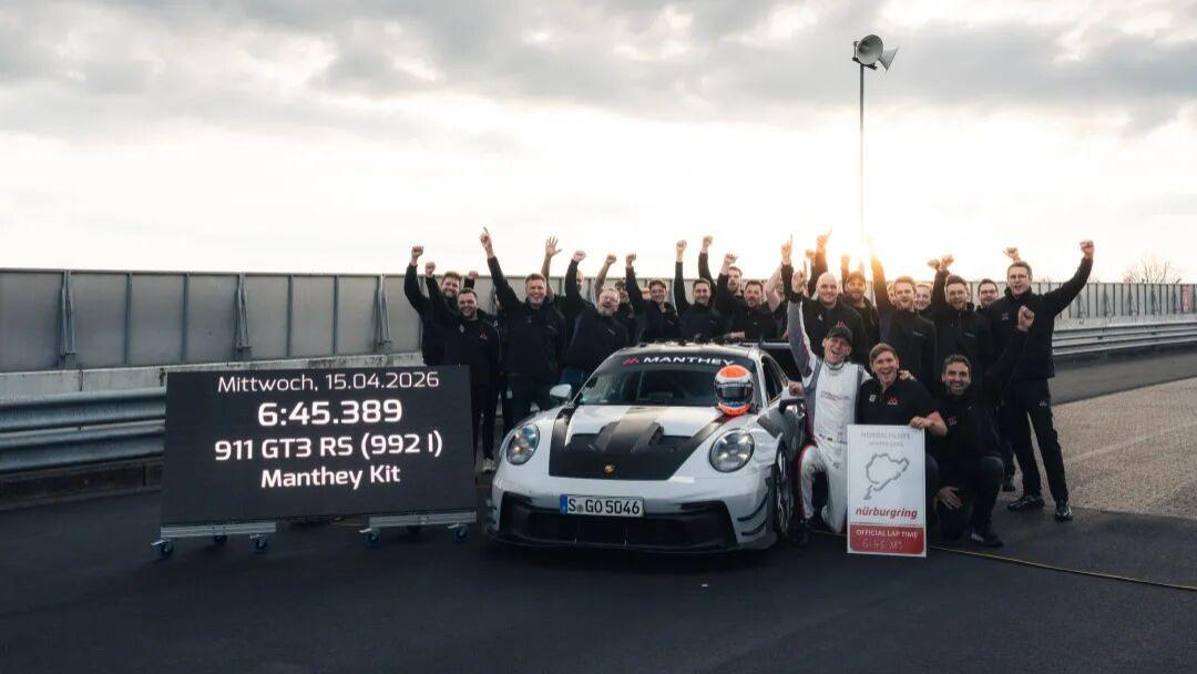 保时捷911 GT3 RS刚刚打破了科尔维特ZR1X在纽北的圈速纪录