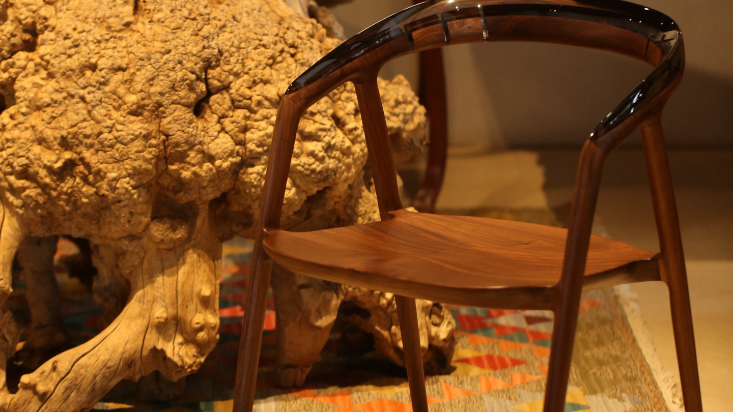 温润治愈，日式手工，胡桃木宫崎椅