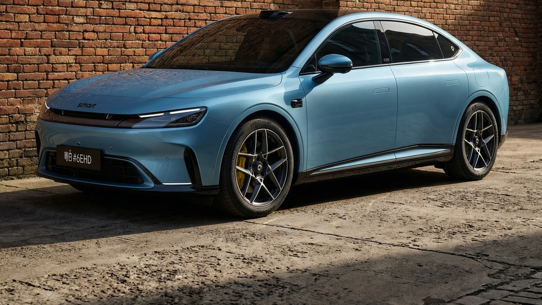 自带氛围感！全新smart精灵6号蓝色车漆像一首行走的BGM