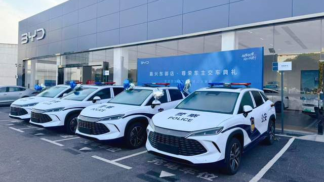 “接管”警务一线，街头警车集体换国货，比亚迪这波太提气了