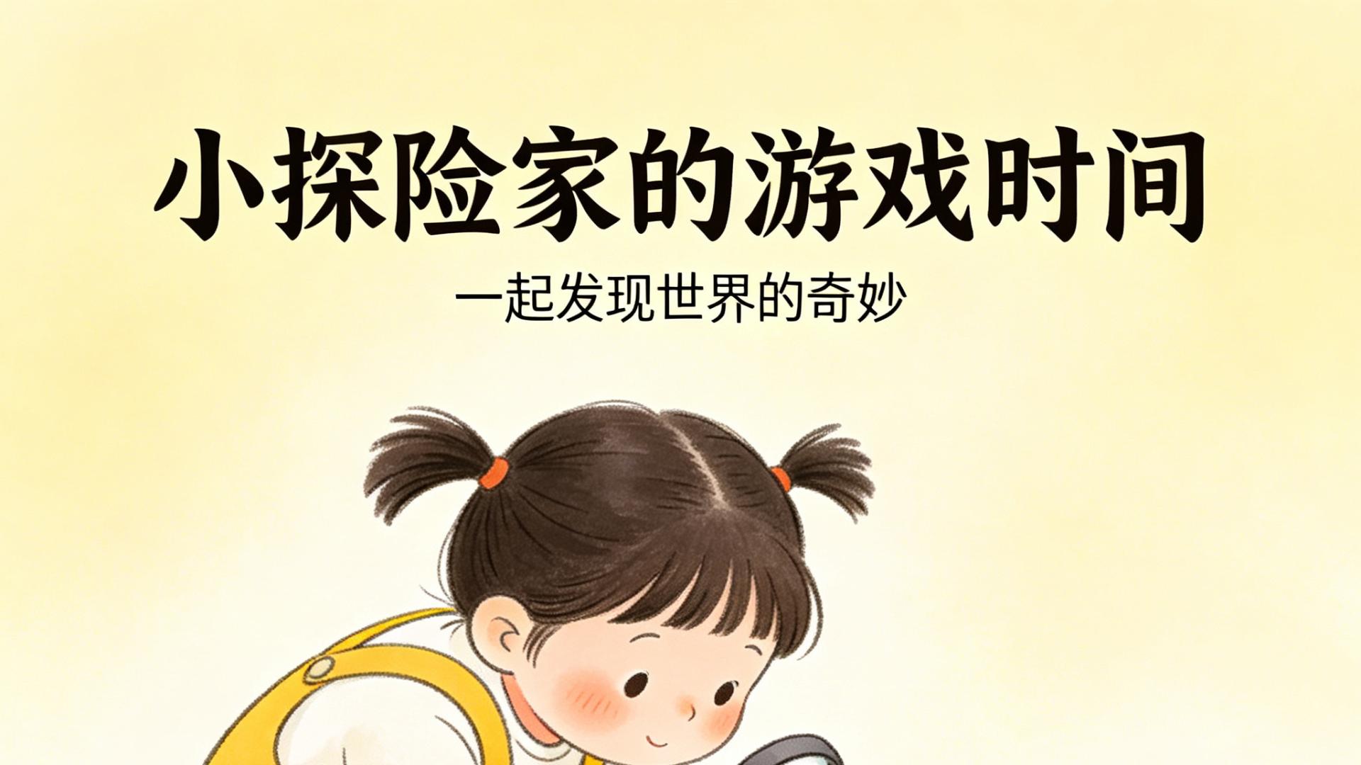 早教游戏：让孩子在游戏中探索世界