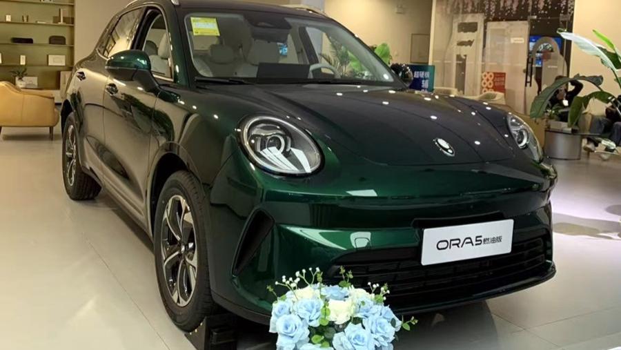 “电改油”？欧拉5燃油版到店，外观同步纯电版，搭载1.5T发动机