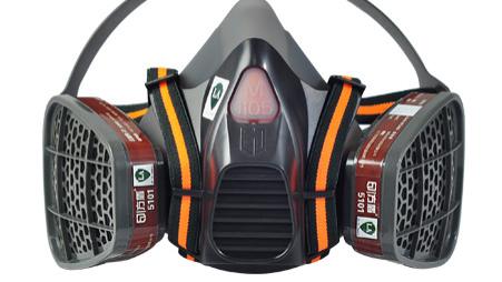 方盾防毒口罩：化工喷漆作业的呼吸安全保障