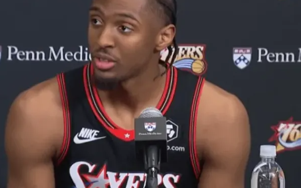 NBA常规赛，76人以124-117战胜热火。
本场比赛，76人球员泰雷斯-马克