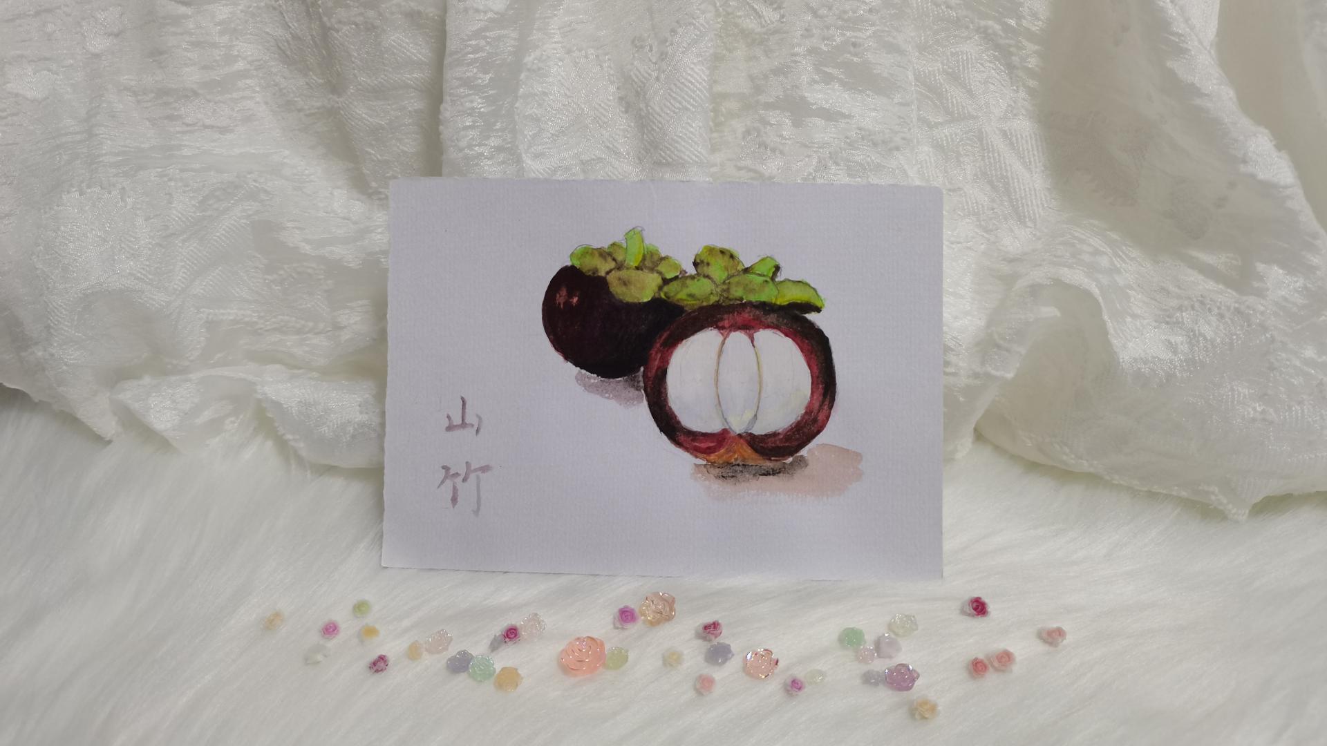 08 水彩山竹（果花甘07）