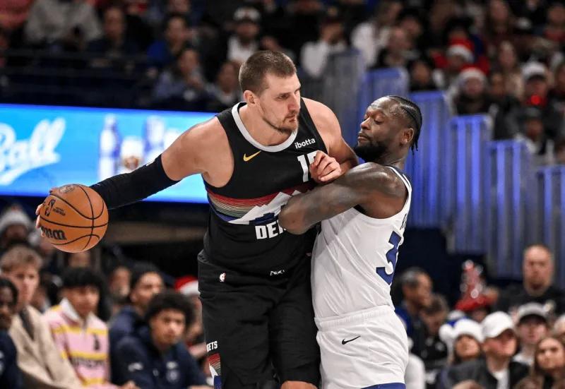 NBA季后赛首轮，掘金将对阵森林狼。

森林狼球员朱利叶斯-兰德尔接受了记者采访