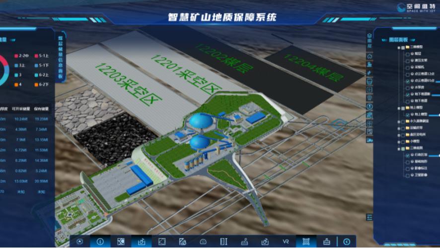 空间维特二三维 GIS：自主产权空间引擎，兼容多源矿山数据