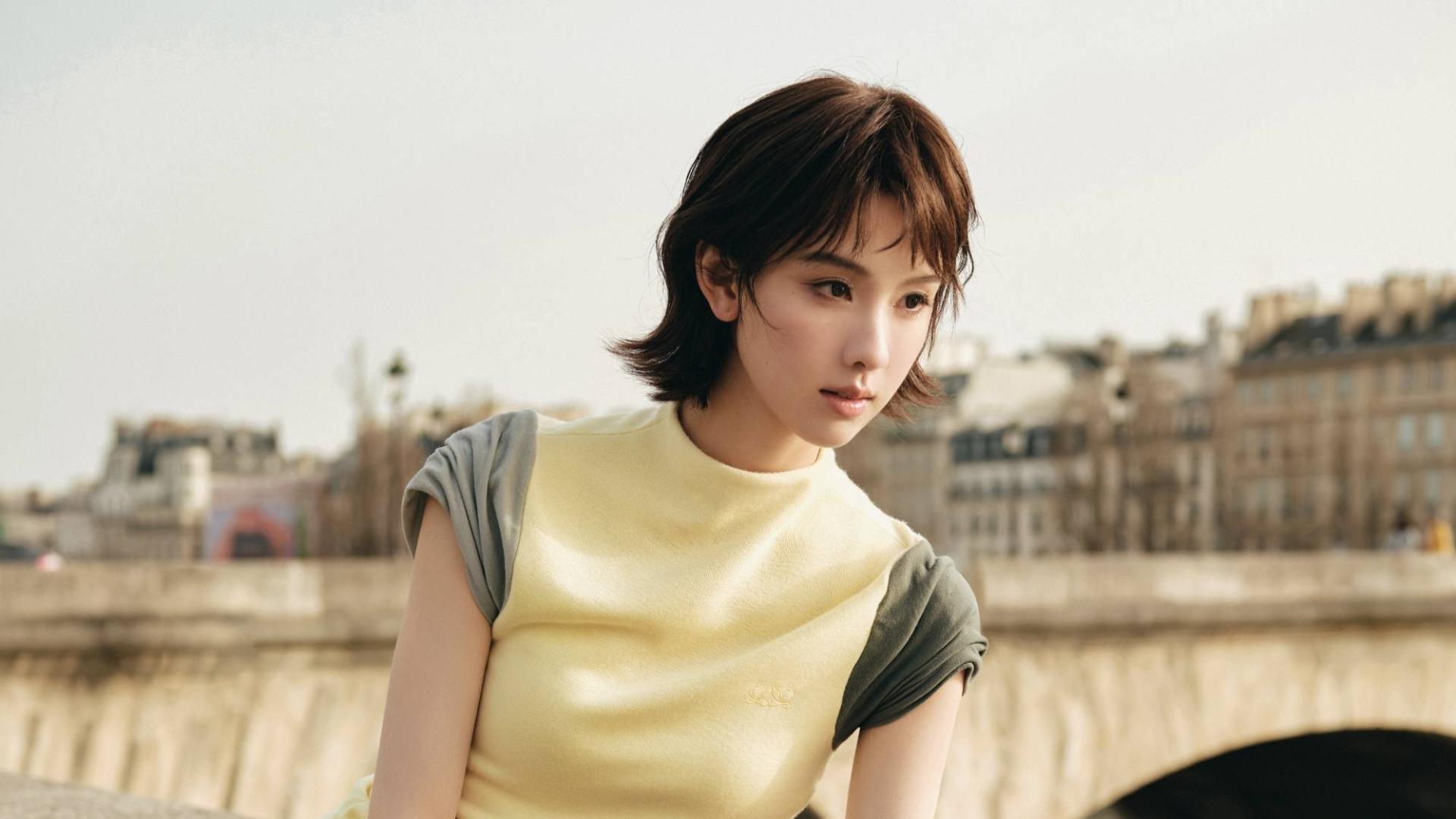 陈都灵的“假发”赢了真造型？短发亮相巴黎时装周惊艳全场