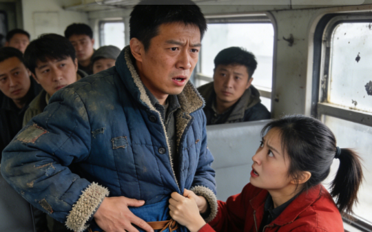 绿皮火车上，竟被个泼辣姑娘摸我荷包偷走泡面火腿，临走时她塞给我一张纸条，“你兜里被人藏了毒品！”