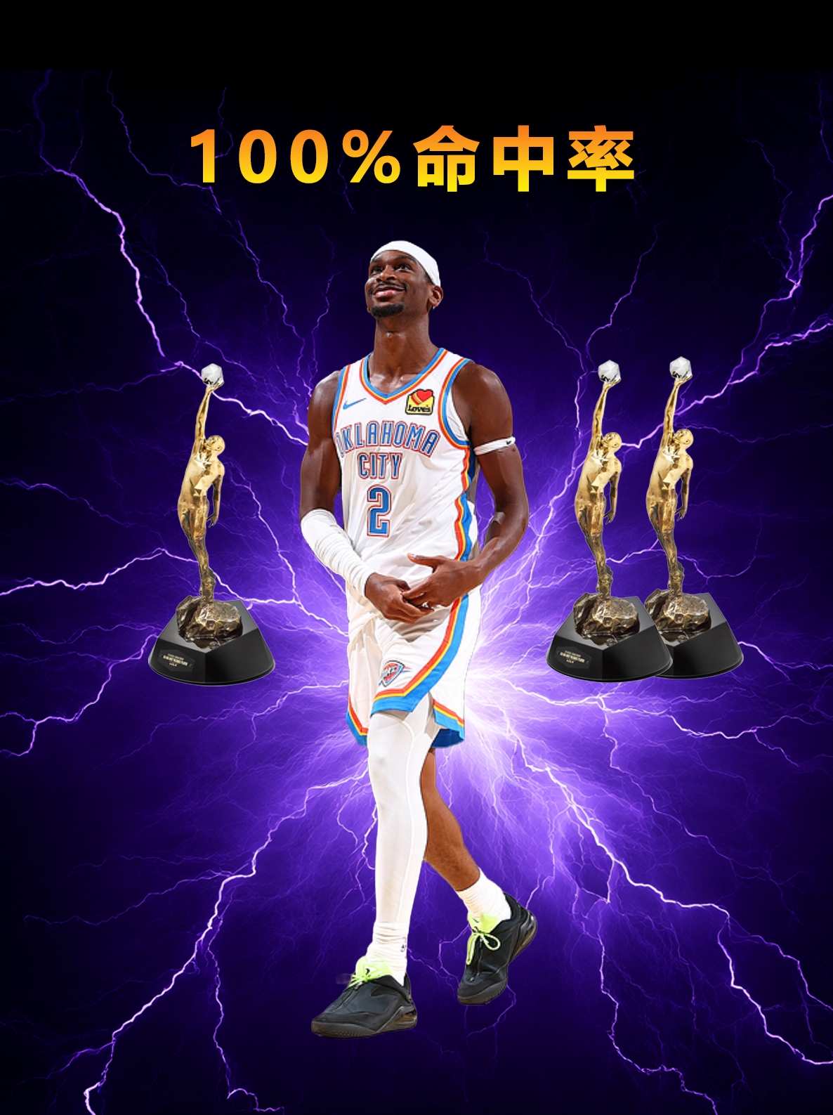 18分钟得17分，命中率100%，真要3连MVP？
