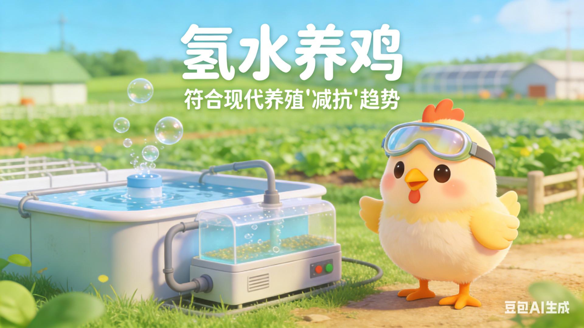 氢水养鸡：符合现代养殖“减抗”趋势