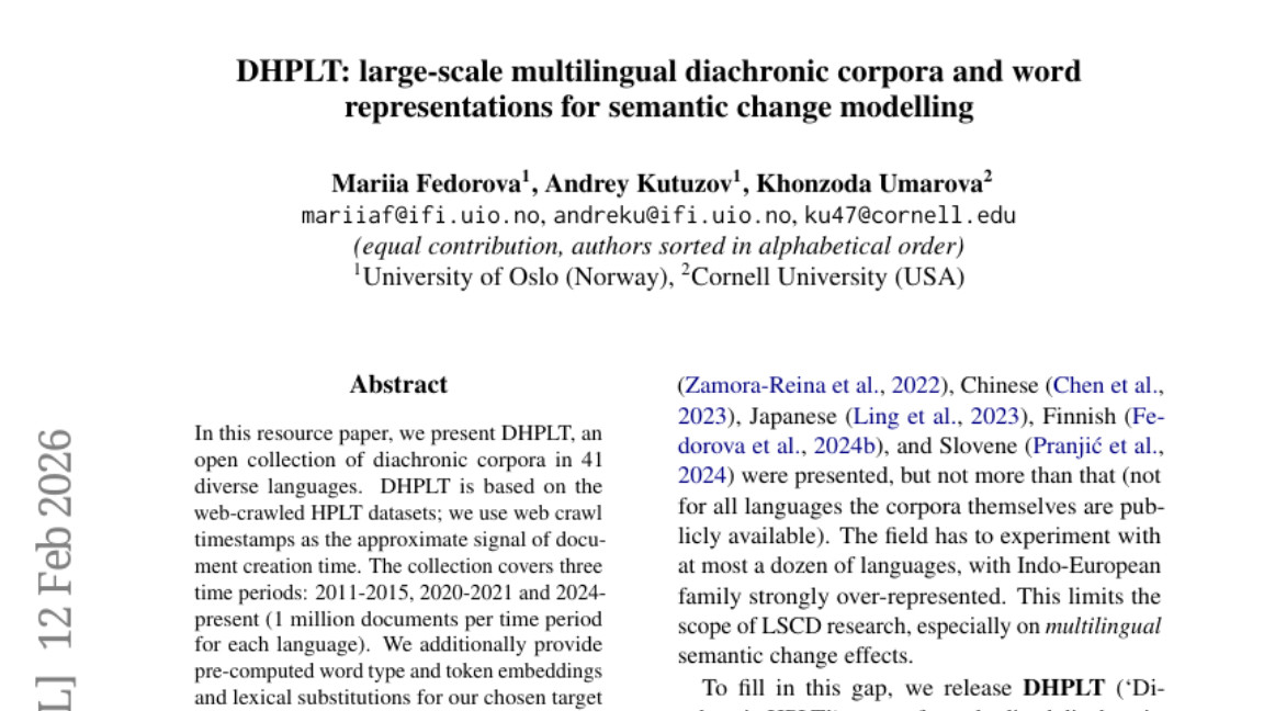 奥斯陆大学团队发布全球最大多语言历史语料库