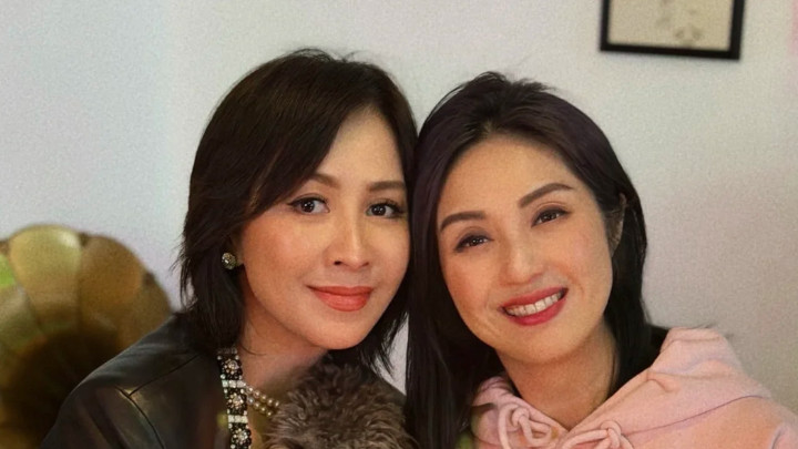 刘嘉玲晒照为杨千嬅庆生：贴头合影好开心，雷兆光夫妇一同庆贺