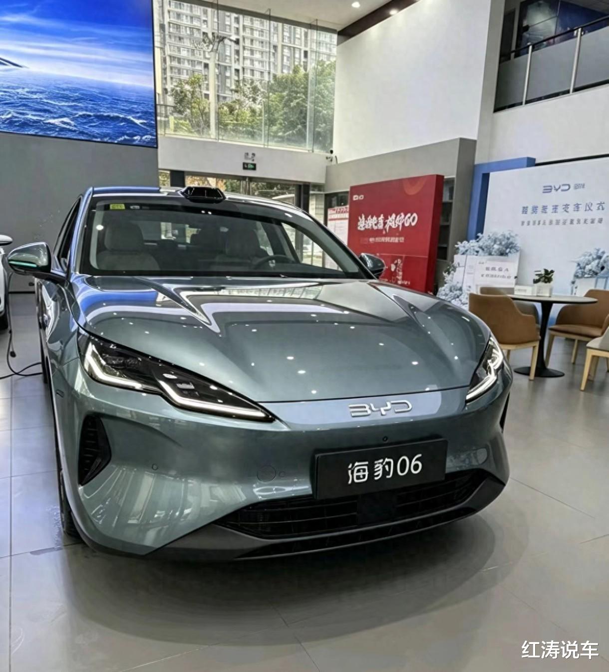 2027款海豹06到店，轴距2820mm，换大功率电机，升级