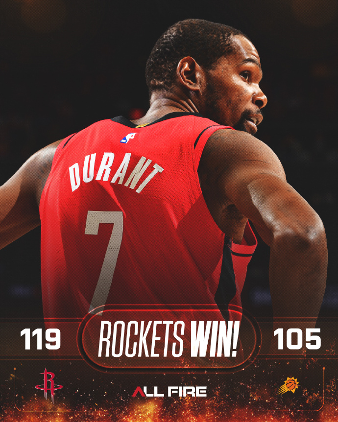 知耻后勇！#火箭21分逆转太阳# 
火箭最多落后21分，
最终他们赢了14分，