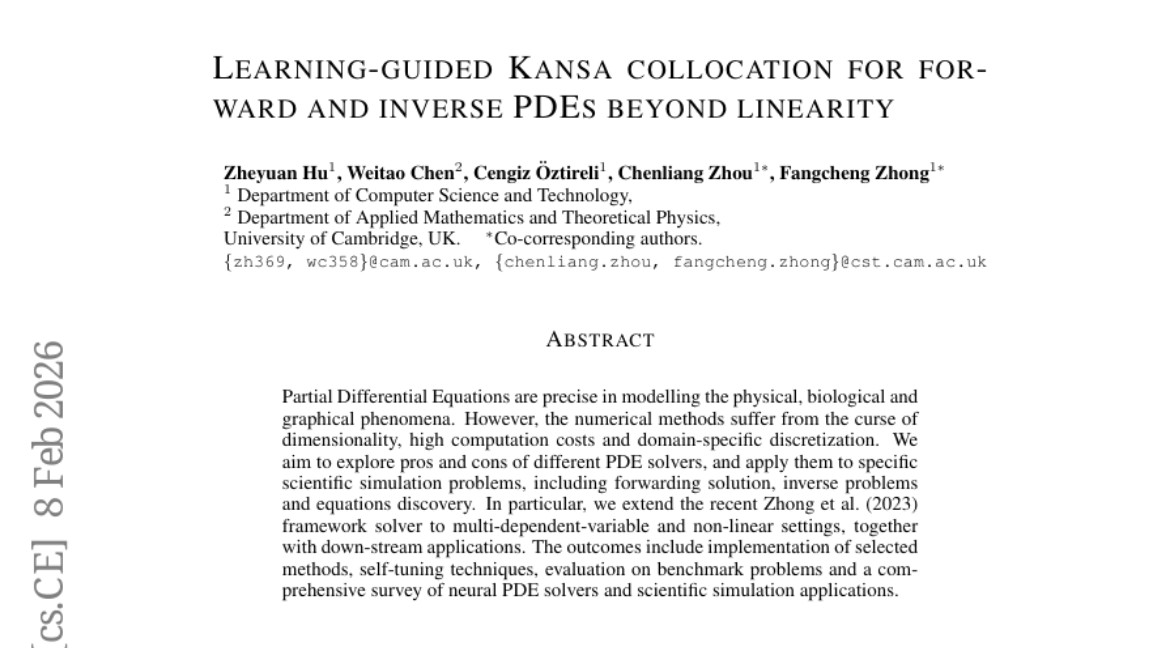 剑桥大学团队突破偏微分方程求解难题