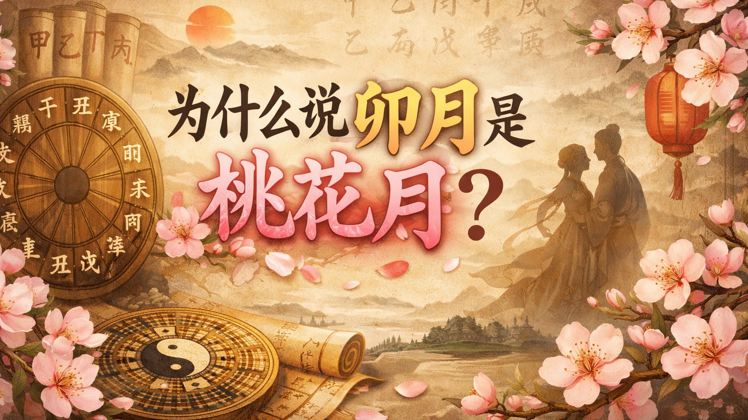 老师你为什么说卯月是桃花月？