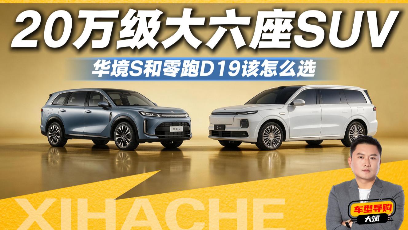 20万级大六座SUV，华境S和零跑D19该怎么选