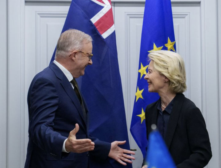 欧盟领导人将近期访澳，澳欧自贸协定进入冲刺阶段