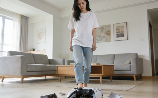 表妹剪碎我绣2年的绣品，男友却说：不就1块布吗！我在全家的注视下，把他限量款游戏机砸了，他当场急了