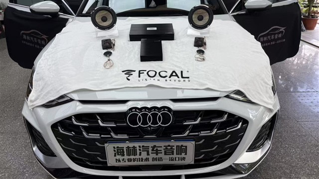 奥迪A3汽车音响升级劲浪165FE两分频+弗莱德FP-8 v5处理器——泉州海林