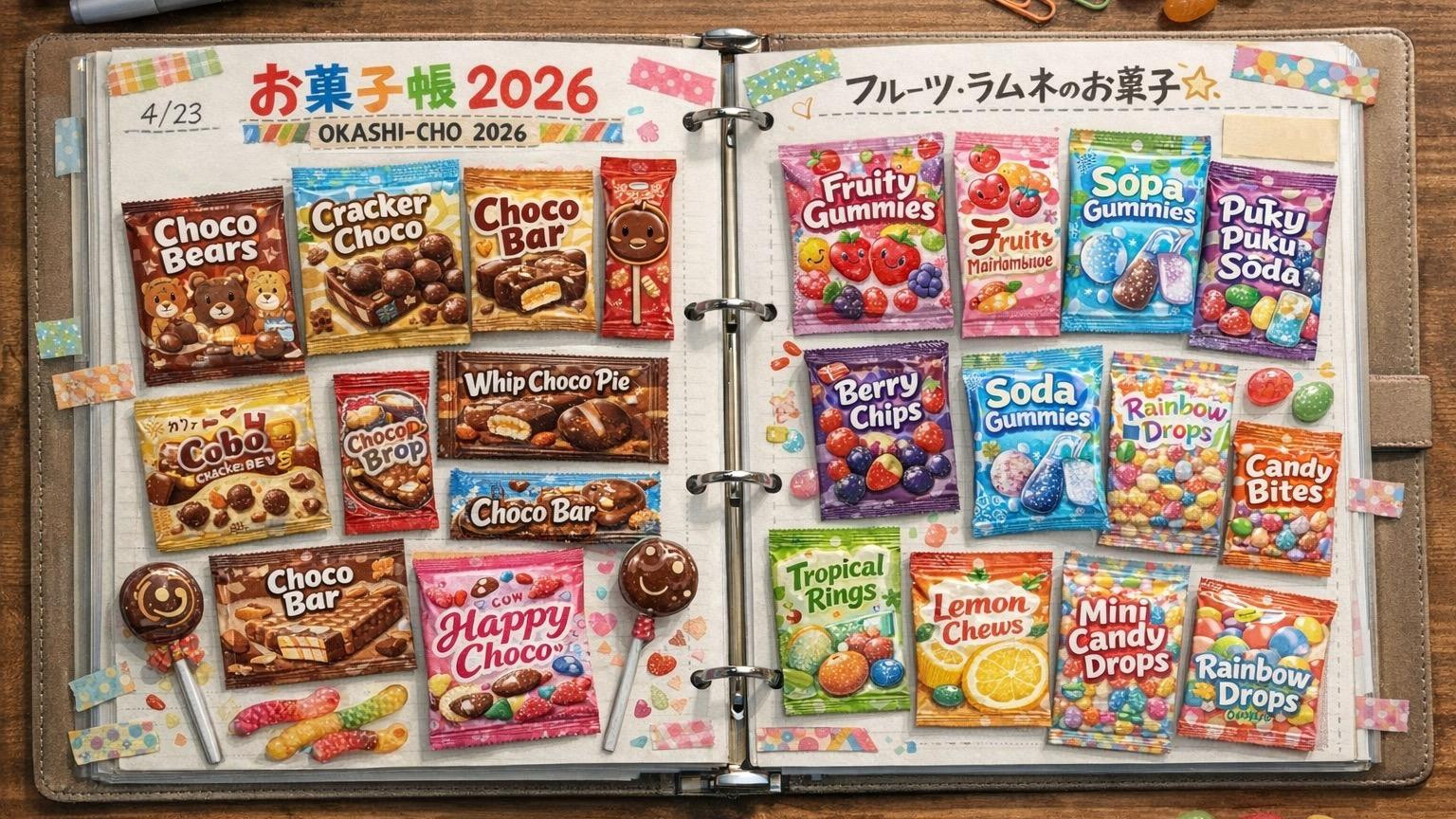 又一爆款诞生！从贴纸本到零食本，日本平成复古潮拿捏亲子两代