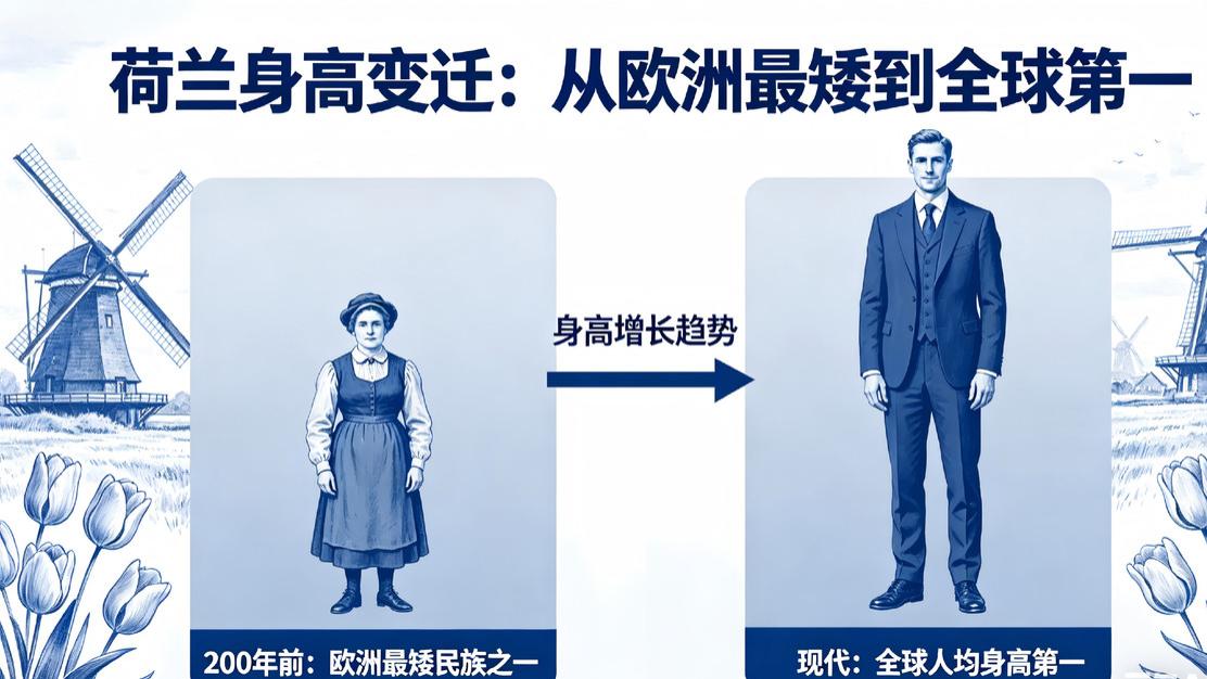 荷兰人均身高全球第一，但200年前他们是欧洲最矮的民族之一