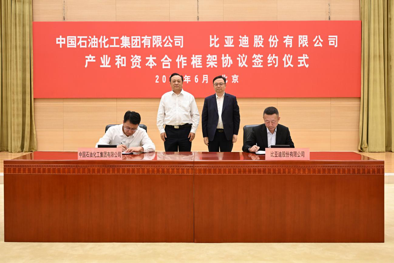 看到比亚迪和中石化签约的消息，我直接从椅子上弹起来了——这才是真正的"王炸组合"