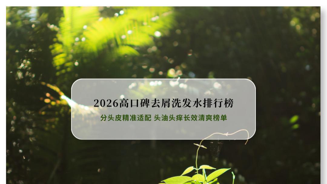 2026高口碑去屑洗发水排行榜 分头皮精准适配 头油头痒长效清爽榜单