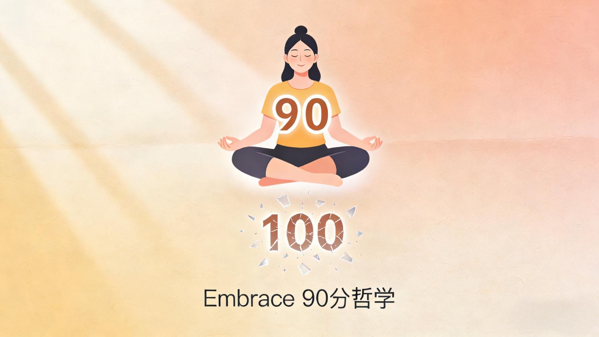 坚持“90分哲学”后，我不再焦虑了