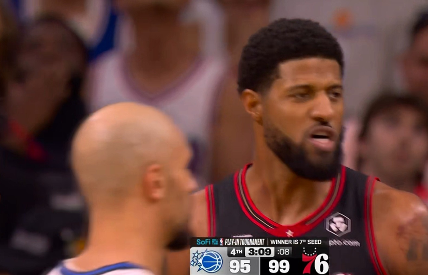 76人巨星保罗-乔治必须减少三分出手数！！虽然今天76人在主场以109：97战胜