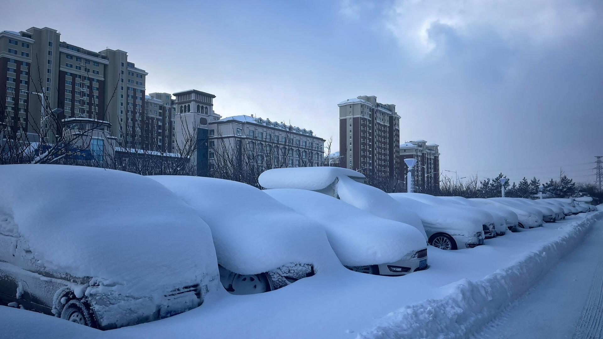 今年冬天山东烟台和威海的雪又下“冒烟”了，都是大湖效应惹的祸