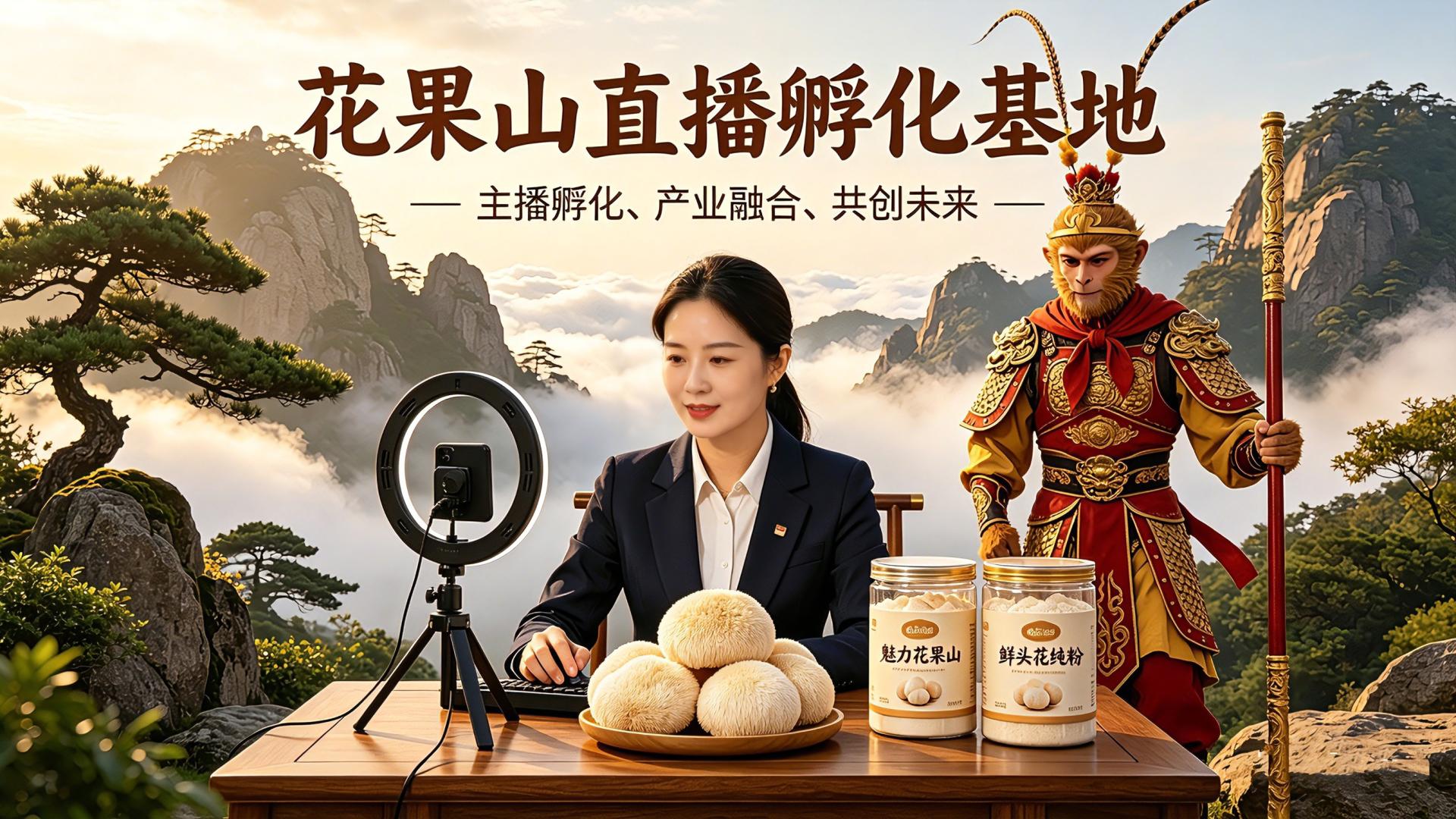 聚势赋能 共启新程——花果山直播孵化基地主播合伙人推介会圆满落幕