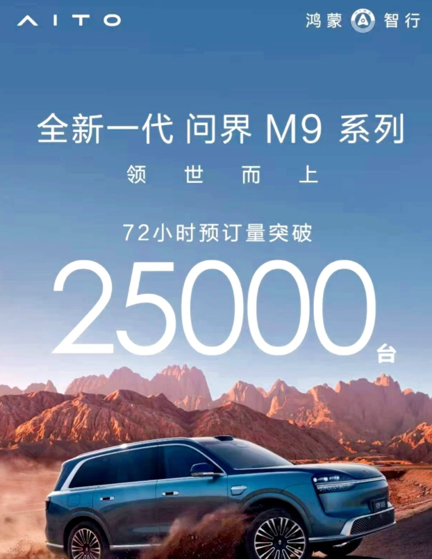 鸿蒙智行两界订单速报，国内消费者对界字辈的消费能力还是真强呀。