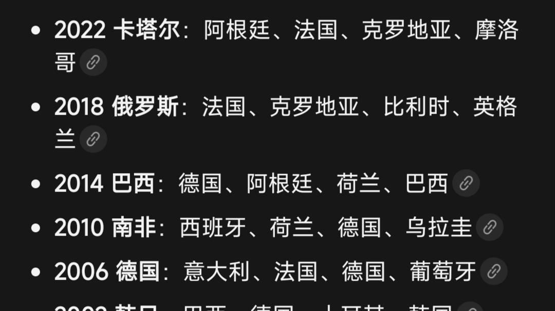 1/4决赛还剩两场，按传统，四强会出现一只新军，可以瑞士碰的阿根廷，所以看好挪威