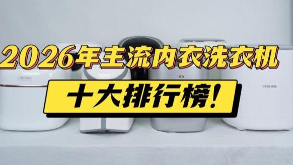 618和双十一哪个优惠力度大？2026主流内衣洗衣机十大排行榜！海尔、希亦等十款评价超好的品牌分享~
