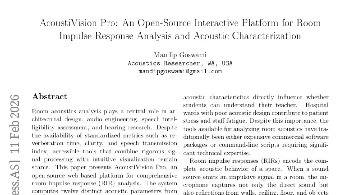 西雅图发明神奇的"房间听诊器"：上传音频就能诊断空间音质好坏